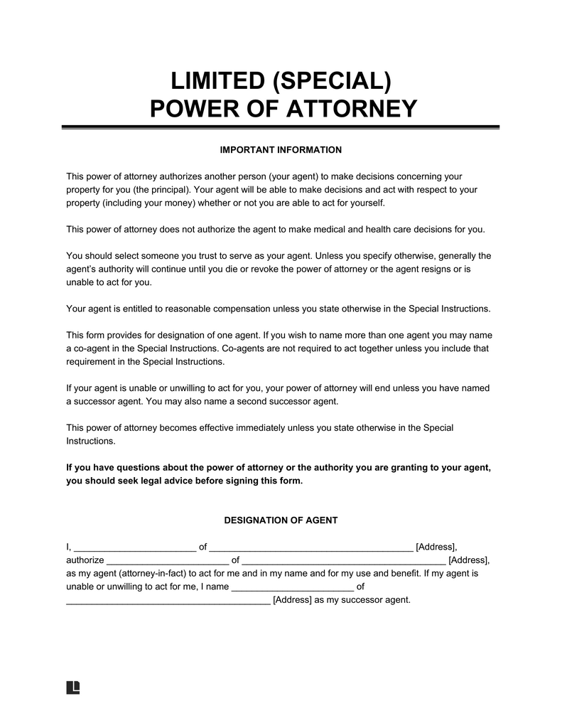 Automobile Power of Attorney in the United States