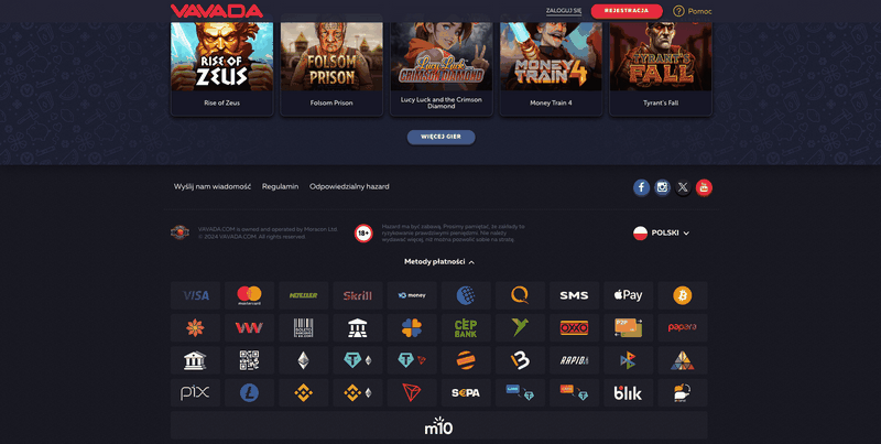 Регистрация и вход в VAVADA Gambling Enterprise